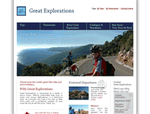 Tablet Screenshot of great-explorations.com